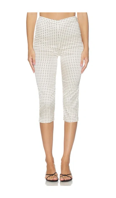 Azeeza Shreya Capri In White