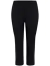 Azeeza Shreya Cropped Trousers In Black