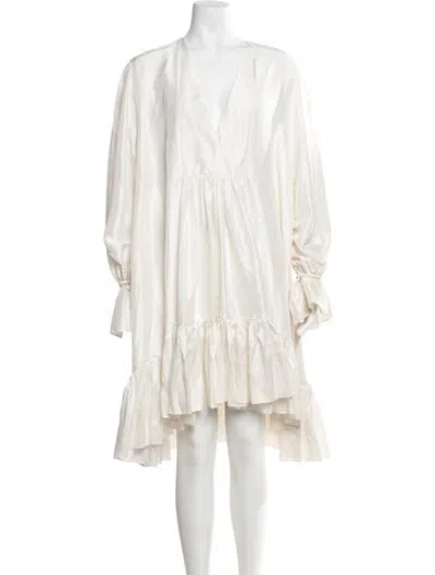 Pre-owned Azeeza Silk Mini Dress In Pink
