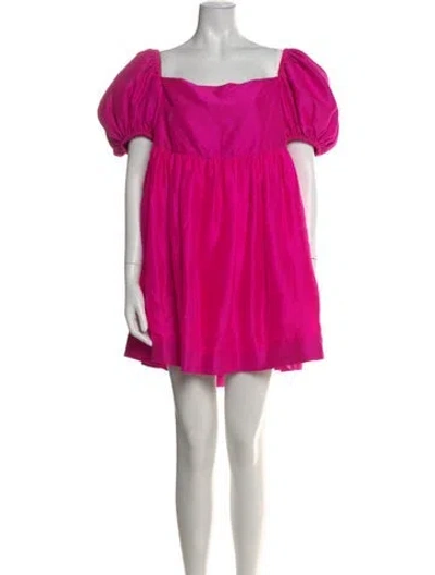 Pre-owned Azeeza Silk Mini Dress W/ Tags In Pink