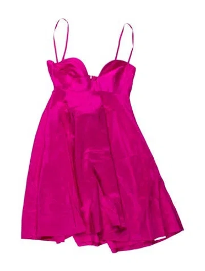 Pre-owned Azeeza Silk Mini Dress W/ Tags In Pink