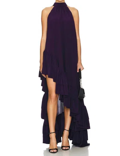 Azeeza Sora Gown In Aubergine