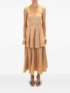 Azeeza Soren Maxi Skirt In Neutrals