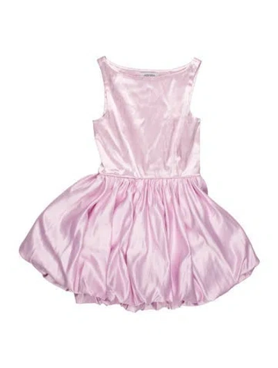 Pre-owned Azeeza Square Neckline Mini Dress In Purple