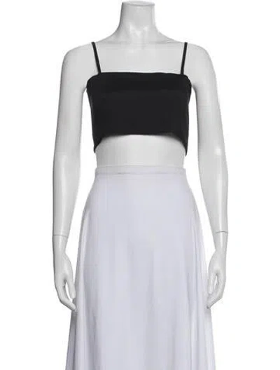 Pre-owned Azeeza Square Neckline Sleeveless Crop Top W/ Tags In White