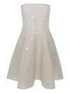 Azeeza Strapless Layered Dress In Neutral