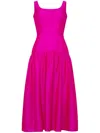Azeeza Usha Midi Dress In Pink