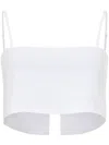 Azeeza Walton Crop Top In White
