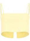 Azeeza Walton Crop Top In Yellow