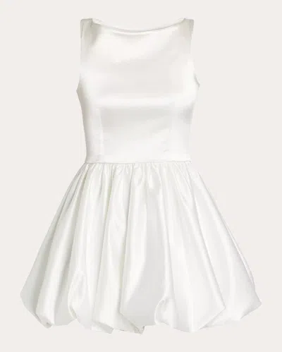 AZEEZA WOMEN'S ANANYA SATIN BUBBLE MINI DRESS