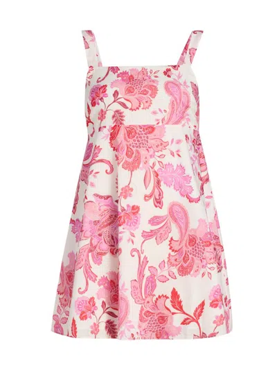 Azeeza Women's Arden Cotton Voile Minidress In Pink