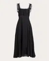 Azeeza Aubrey Midi Dress In Black