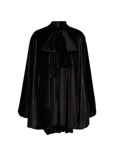 Azeeza Women's Emlyn Velvet Minidress In Black