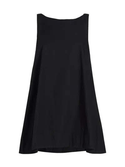 Azeeza Women's Samiya Poplin Minidress In Black
