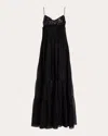 Azeeza Women's Tamar Sequin Silk Chiffon Gown In Black