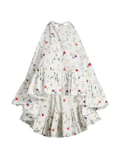 Azeeza Women's Winstop Floral Cotton Poplin Halterneck Top In Multi