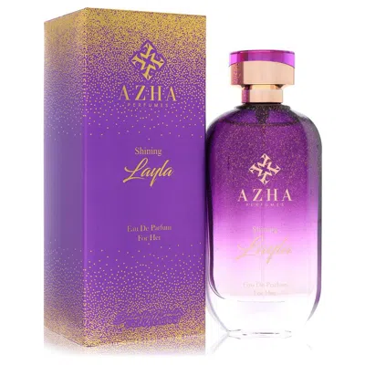 Azha 2pcs Combo Gift Set  Al Shining Layla By  Eau De Parfum Spray 3.3 oz For Women In Multi