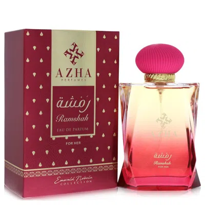 Azha 2pcs Combo Gift Set  Ramshah By  Eau De Parfum Spray 3.3 oz For Women In Red
