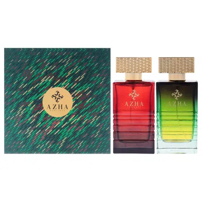 Azha For Men - 2 Pc Gift Set 3.3oz Amber Malaky Edp Spray, 3.3oz Taj Al Oud Edp Spray