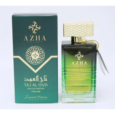Azha Men's Taj Al Oud Edp Spray 3.3 oz Fragrances 6629021040044 In N/a
