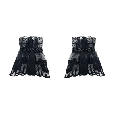 Azima Musayeva Women's Black Dalila Cuffs