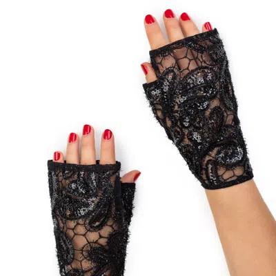 Azima Musayeva Women's Black Inaya Gloves