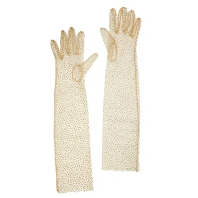 Azima Musayeva Women's Gold Kaia Gloves