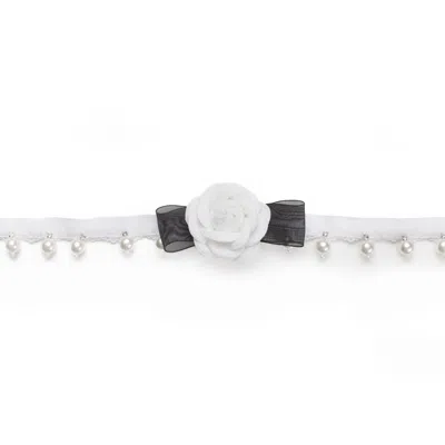 Azima Musayeva Women's White Arzu I Choker
