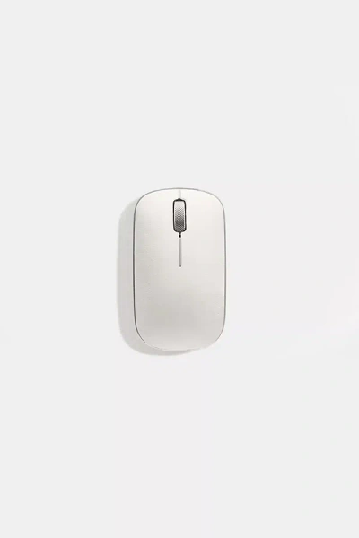 Azio Retro Classic Mouse In White