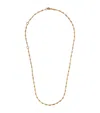 Azlee Small Yellow Gold Circle Link Chain Necklace In Gold