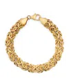 Azlee Yellow Gold Seduction Of The Senses Empress Bracelet In Gold