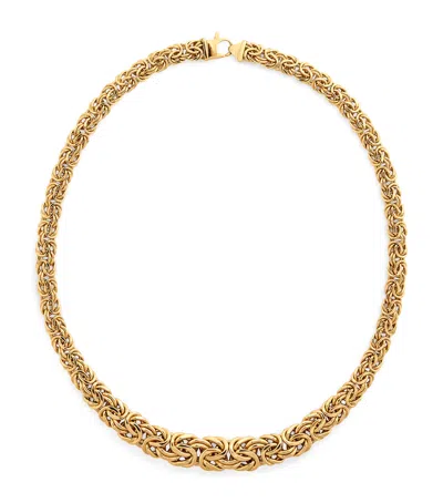 Azlee Yellow Gold Seduction Of The Senses Empress Necklace
