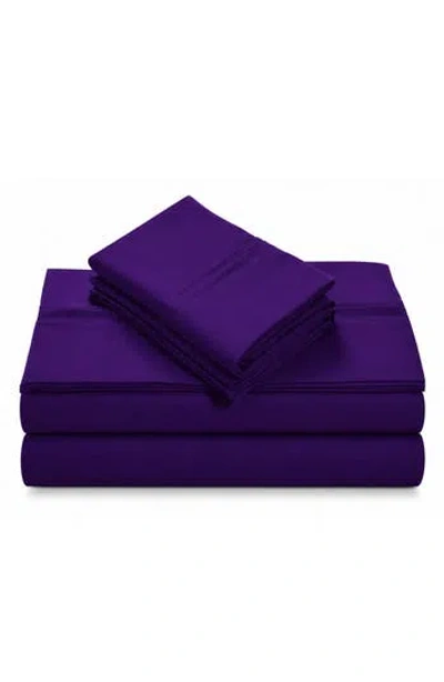 Azores Home 110 Gsm Extra Deep Pocket Sheet Set In Fig
