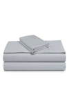 Azores Home 300 Thread Count Cotton Percale Sheet Set In Gray