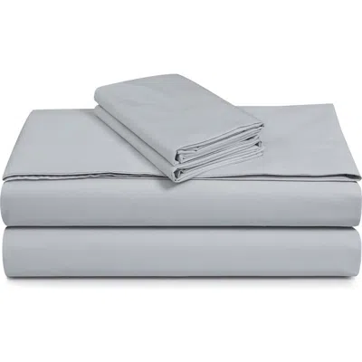 Azores Home 300 Thread Count Cotton Percale Sheet Set In Gray