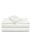 Azores Home 300 Thread Count Cotton Percale Sheet Set In White