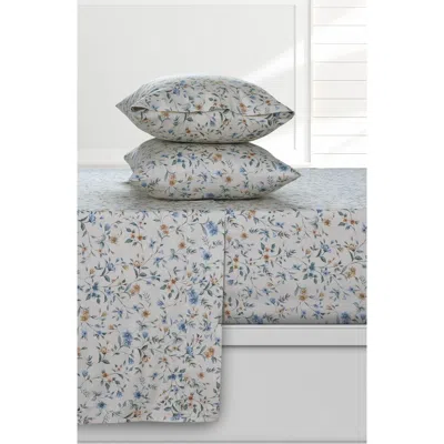 Azores Home 300 Thread Count Organic Cotton Sheet Set In Multi