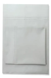 Azores Home 350 Thread Count Cotton Percale Sheet Set In Silver