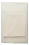 Azores Home 350 Thread Count Cotton Percale Sheet Set In White