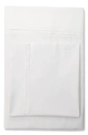 Azores Home 350 Thread Count Cotton Percale Sheet Set In White