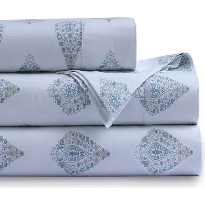 Azores Home 400 Thread Count Organic Cotton Percale Sheet Set