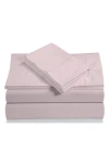 Azores Home 800 Thread Count Cotton Percale Sheet Set In Neutral