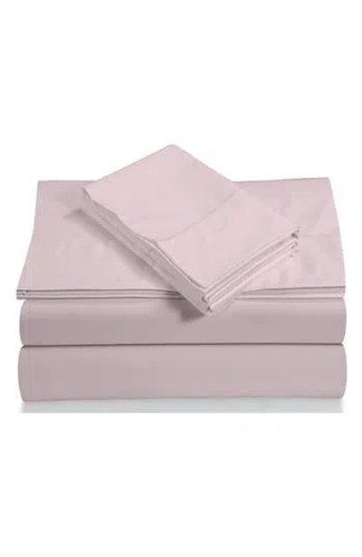 Azores Home 800 Thread Count Cotton Percale Sheet Set In Neutral