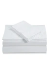Azores Home 800 Thread Count Cotton Percale Sheet Set In White