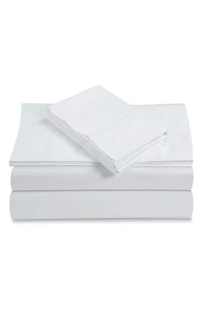 Azores Home 800 Thread Count Cotton Percale Sheet Set In White