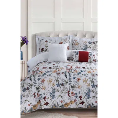 Azores Home Amalfi Cotton Comforter & Sham Set In Multi
