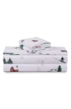 Azores Home Aspen Cotton Flannel Sheet Set In White