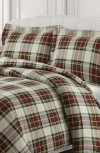 Azores Home Charleston Cotton Flannel Duvet Set In Multi
