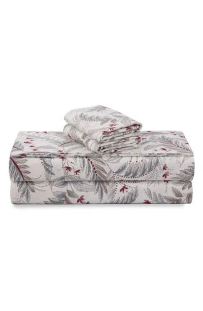 Azores Home Cotton Flannel Sheet Set In Multi