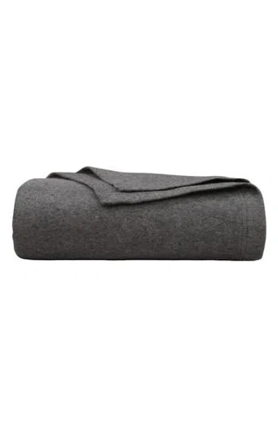 Azores Home Cotton Throw Blanket In Gray